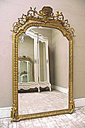 stunning large rococo crested mirror